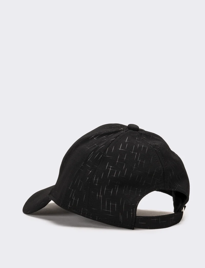 Cappello uomo baseball denim - Nero