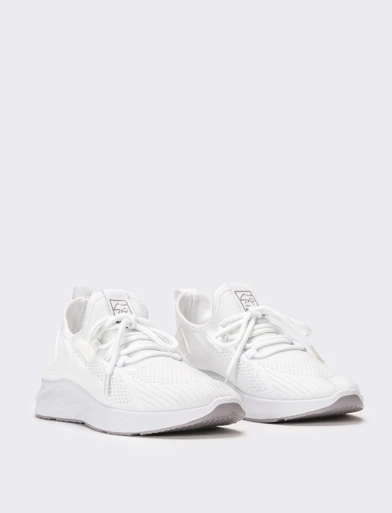 Sneakers running da donna - Bianco