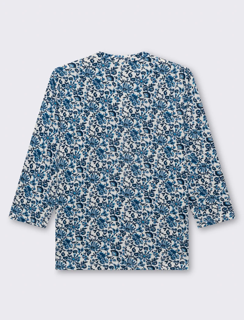 T-shirt con collo alla coreana da donna - var 2