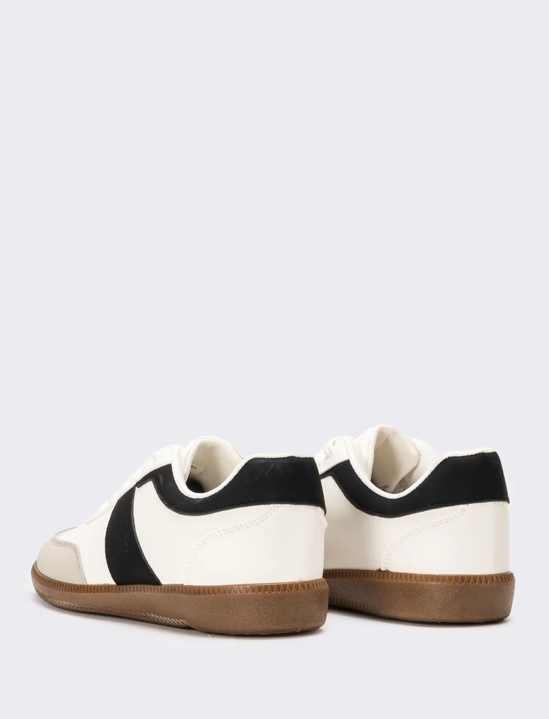 Sneakers multielementi da uomo - Bianco