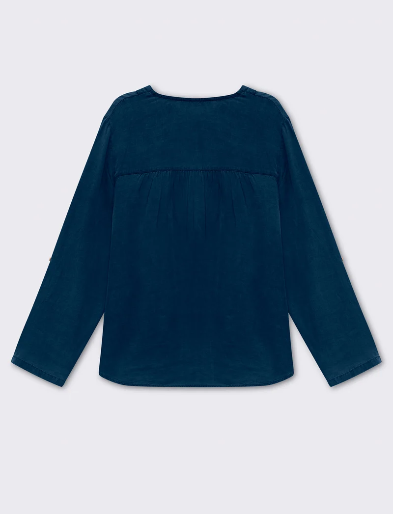 Casacca manica lunga da donna - DENIM SCURO