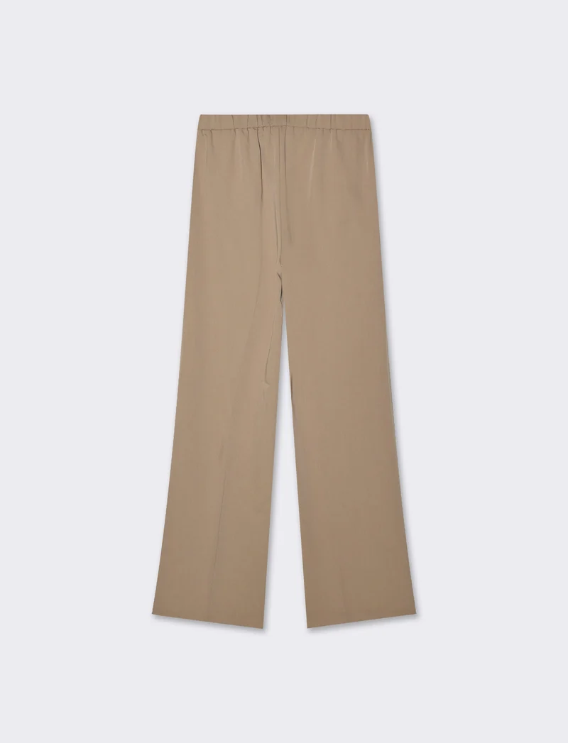 Pantalone gamba dritta da donna - Cammello