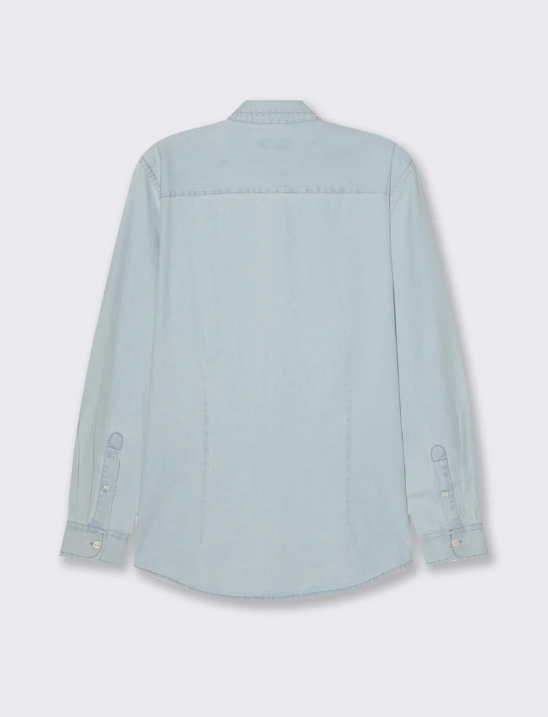 Camicia in denim da uomo - Denim chiaro