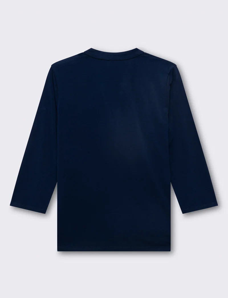 T-shirt manica 3/4 da donna - Blu