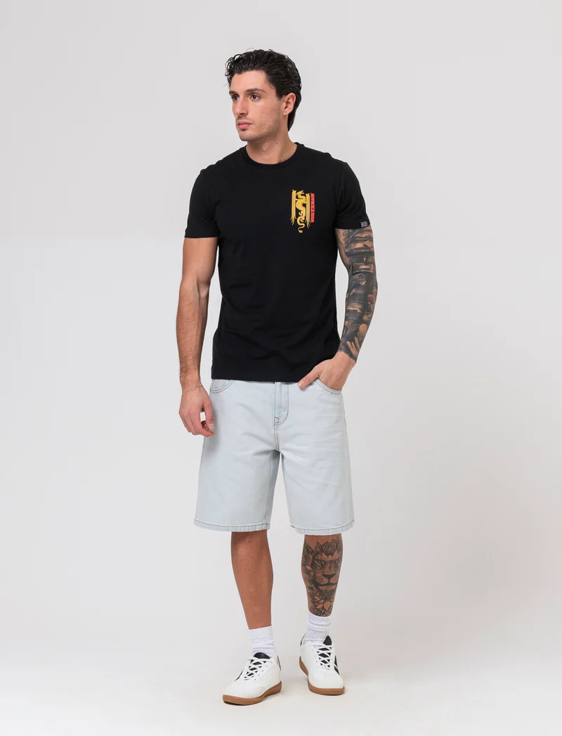 T-shirt stampa dungeonsanddragons/houseofdragon da uomo - Nero