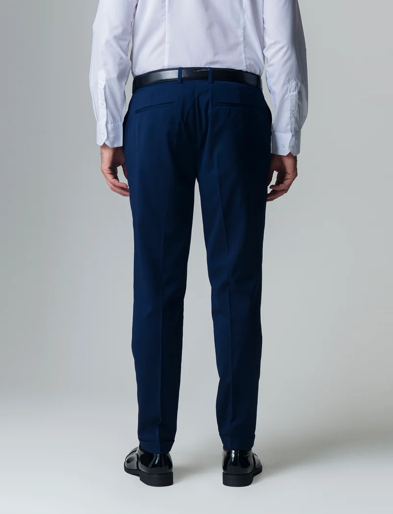 Pantaloni struttura operata da completo da uomo - Blu