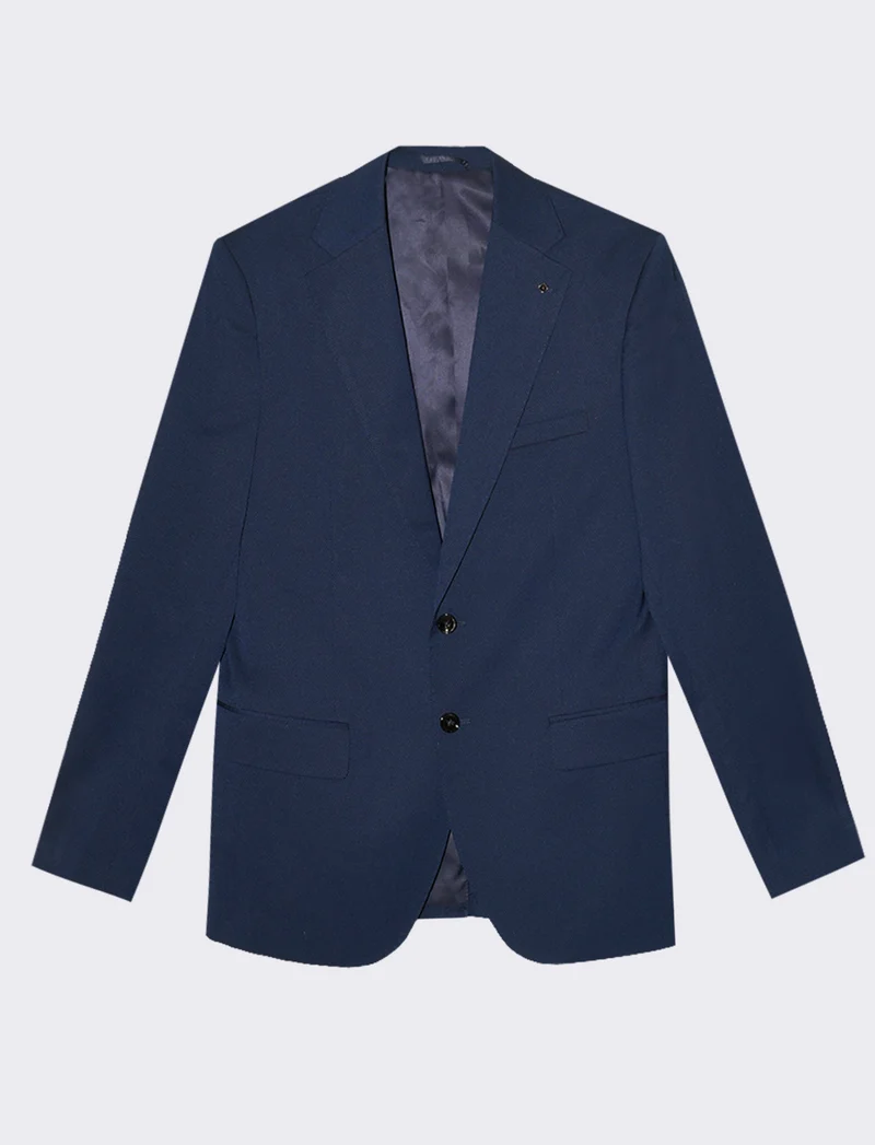 Blazer struttura operata da completo da uomo - Blu