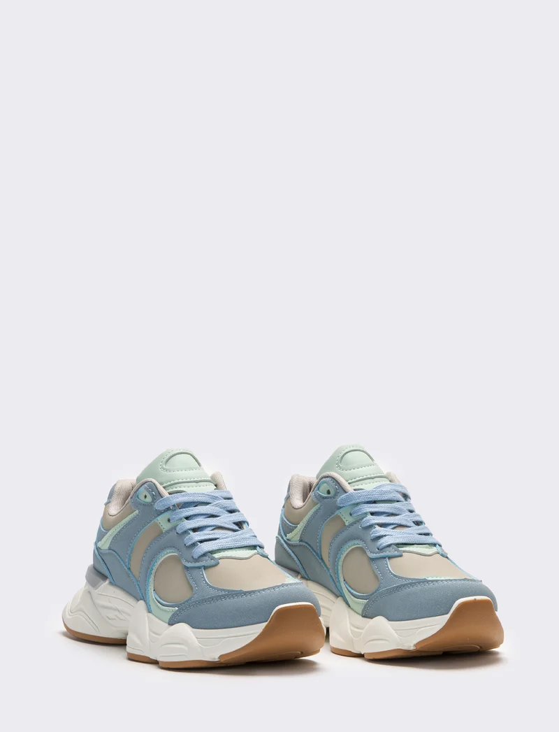Sneakers da donna sportiva - Celeste