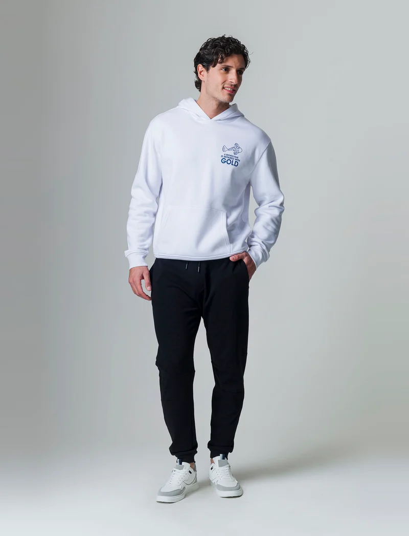 Pantaloni jogger in felpa da uomo - Nero