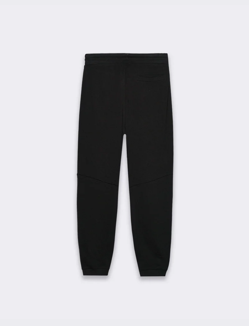 Pantaloni jogger in felpa da uomo - Nero