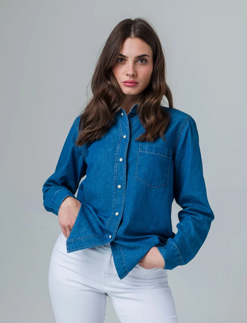 Camicia di jeans da donna - Denim
