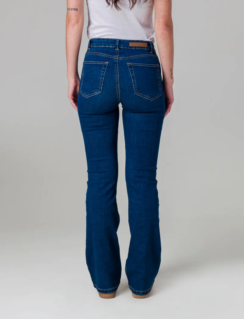 Jeans a zampa da donna - Denim