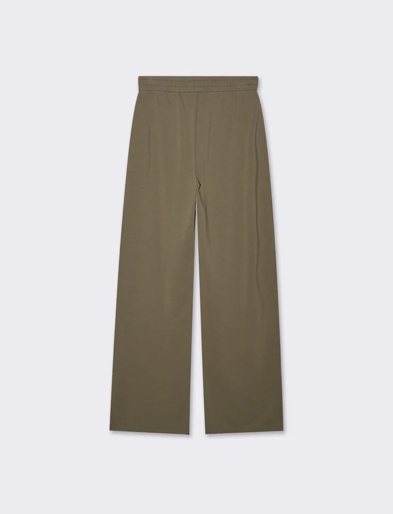 Jogger basico flare da donna - Verde salvia