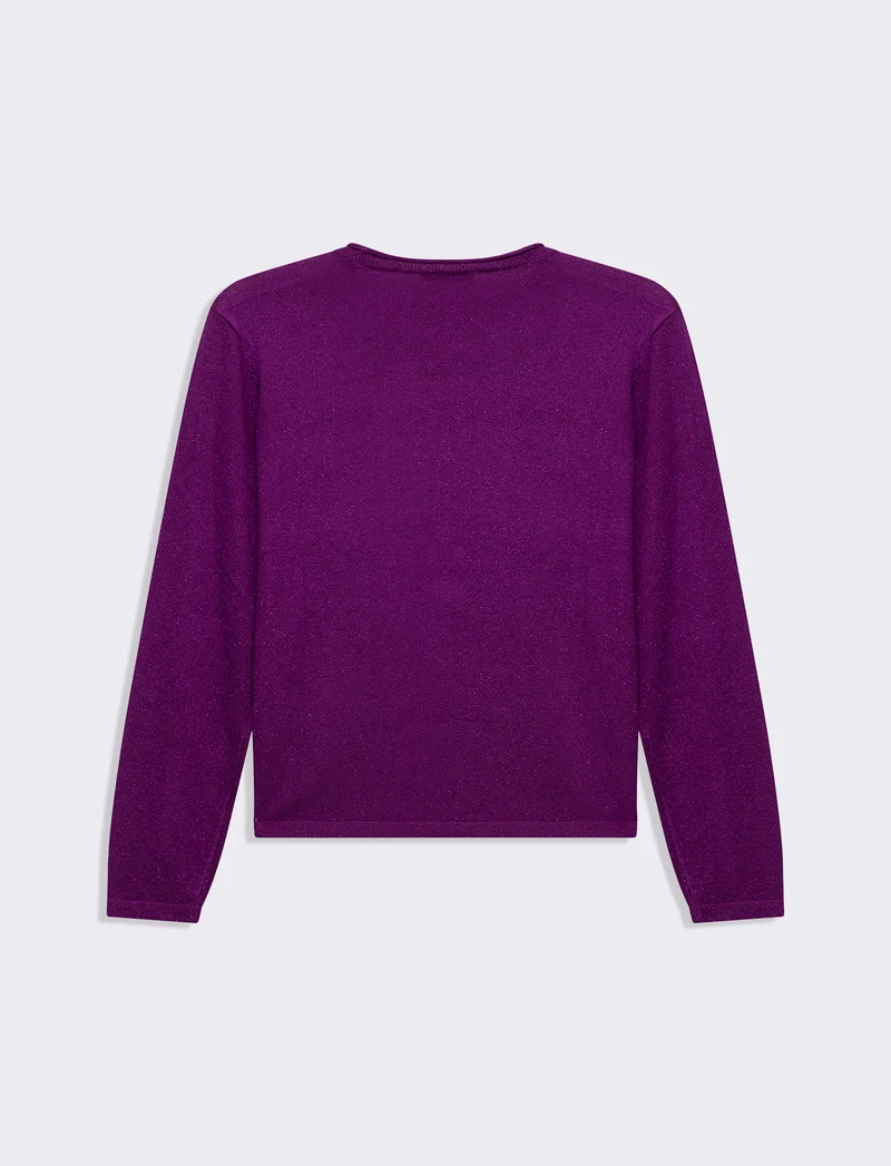 Maglia manica lunga da donna - Viola