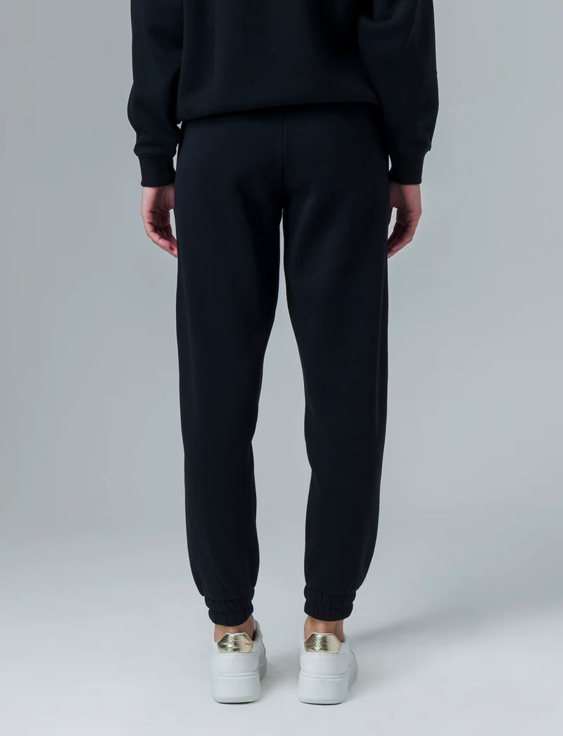 Jogger basico da donna - Nero