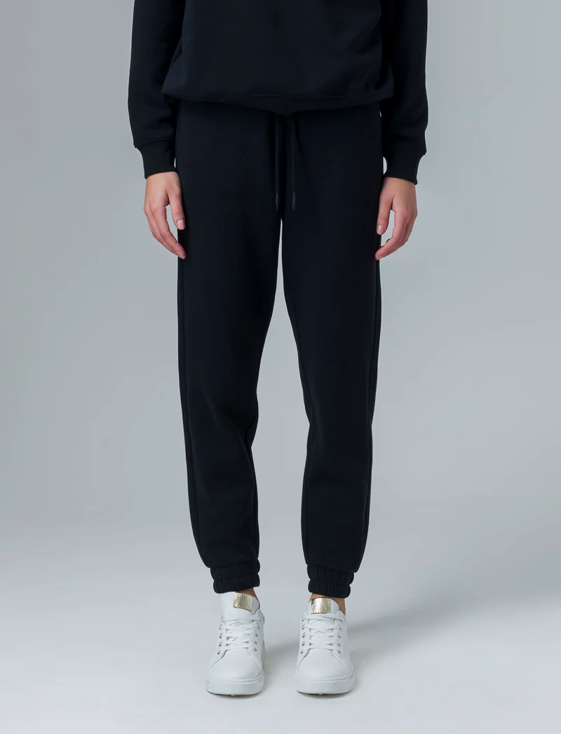 Jogger basico da donna - Nero