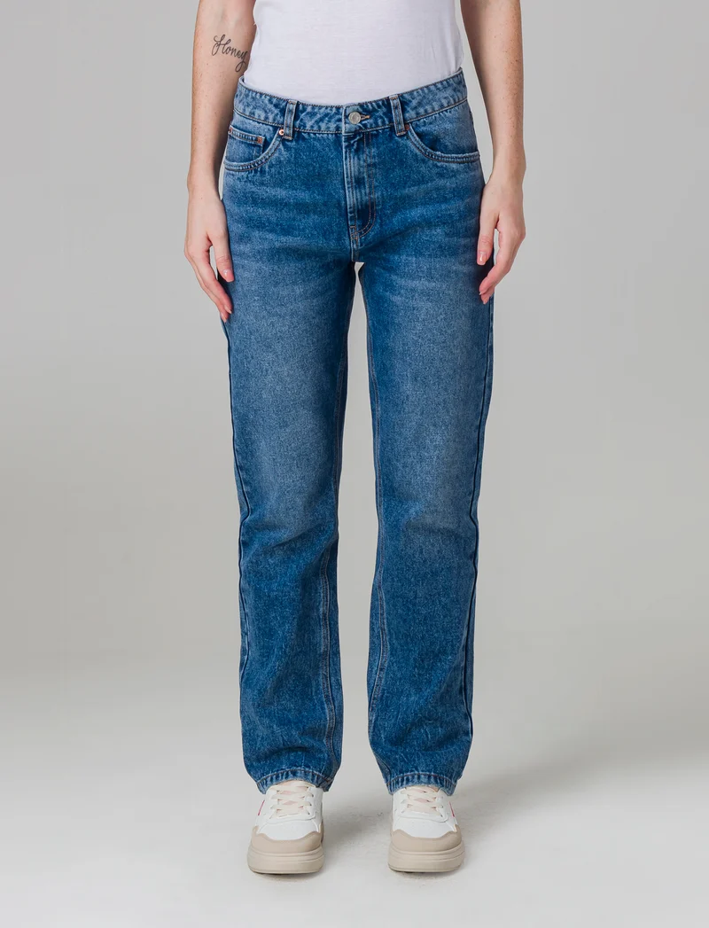 Jeans modello boyfriend da donna - Denim