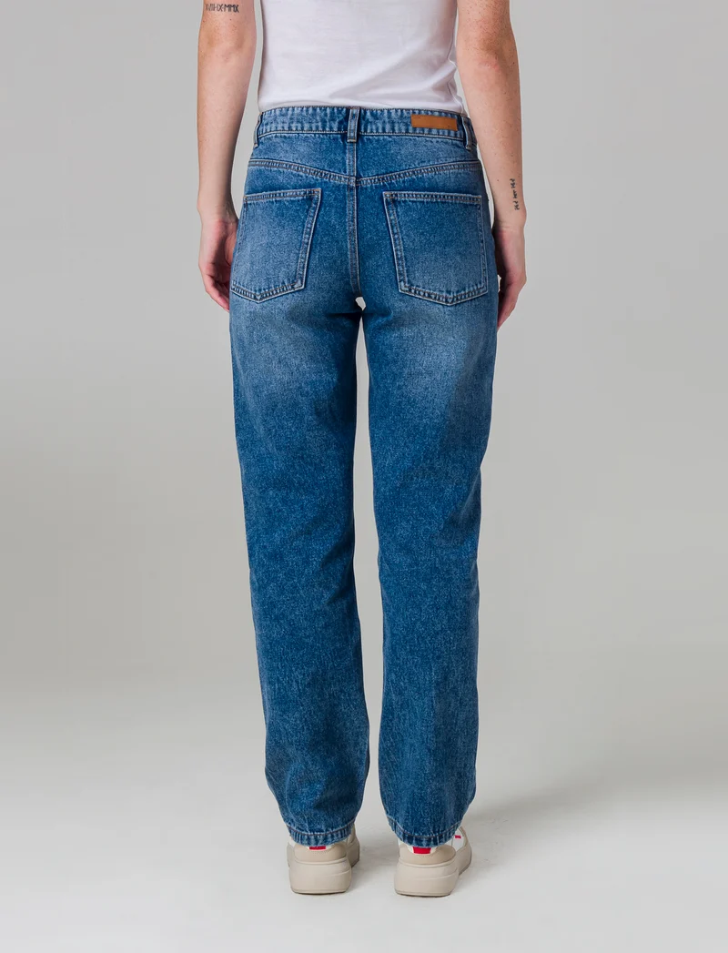 Jeans modello boyfriend da donna - Denim