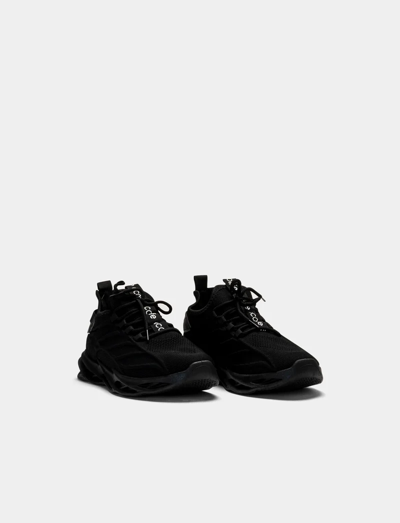 Sneakers running da uomo - Nero