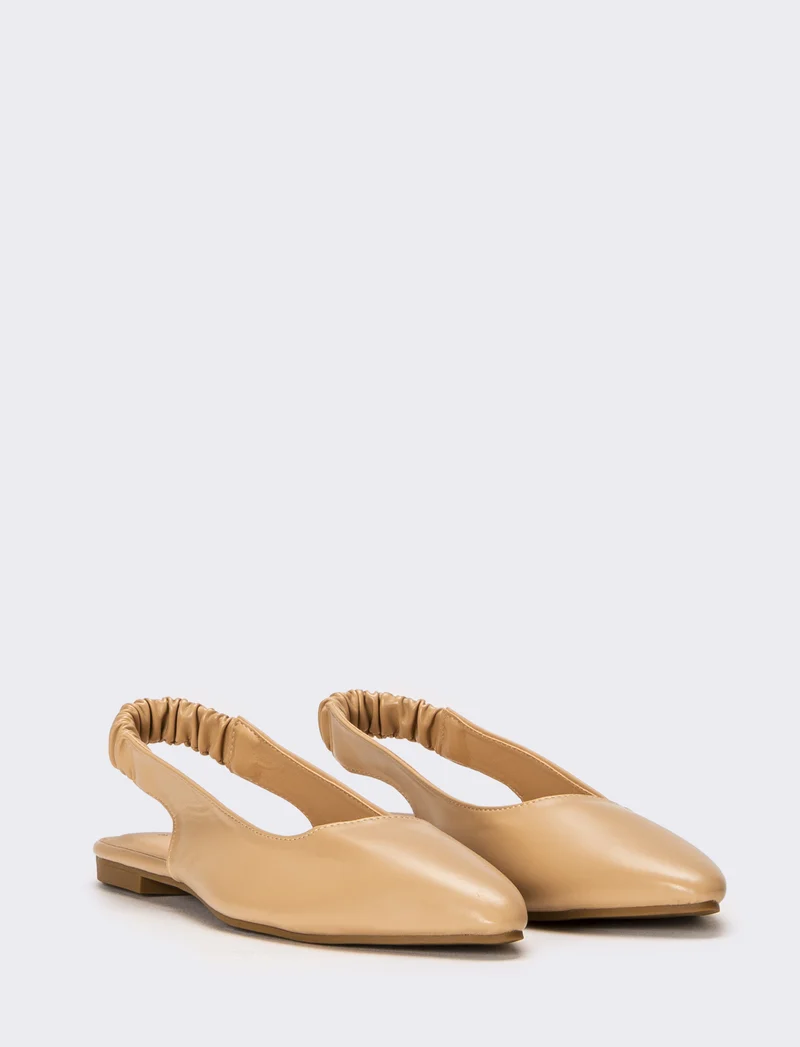 Slingback da donna - Beige