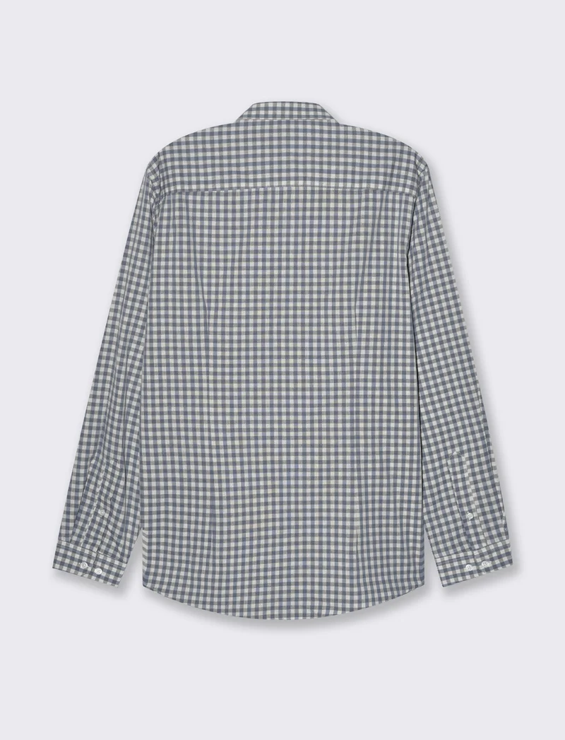 Camicia fantasia a quadri da uomo - CARTA DA ZUCCHERO