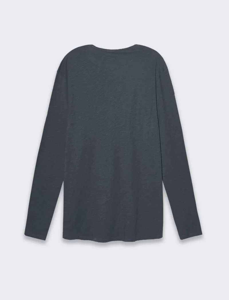 T-shirt basic in cotone slub da uomo - Avion