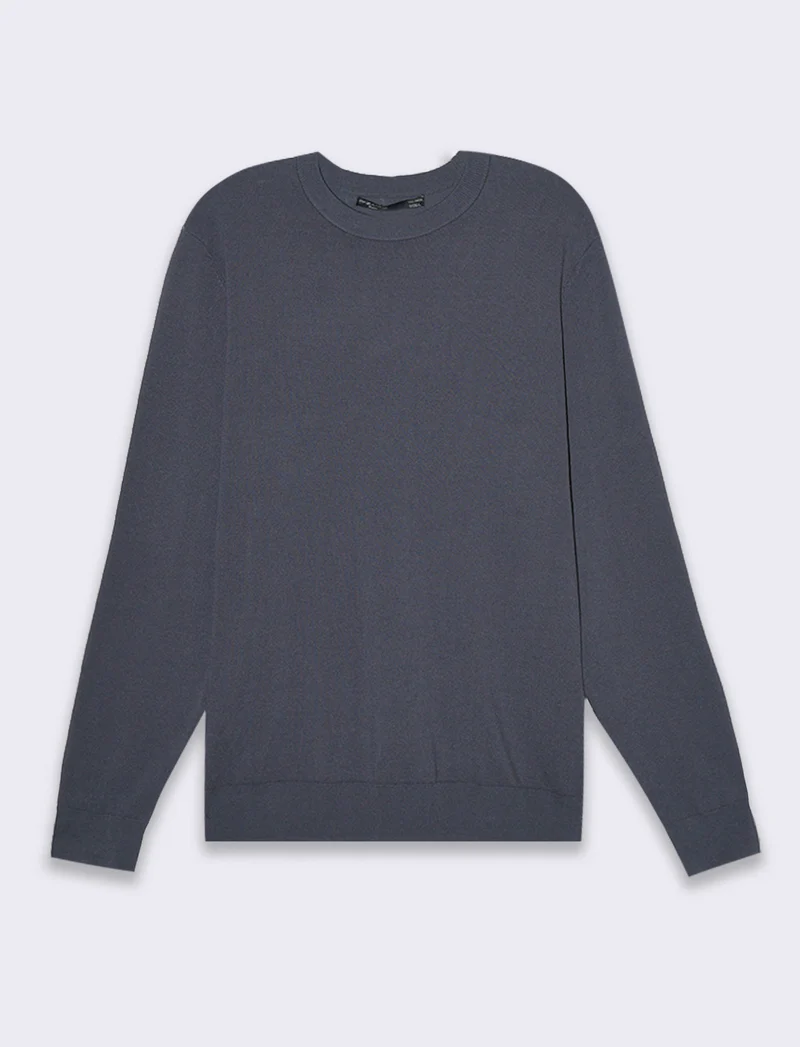 Maglia basic in filato premium da uomo - Avion