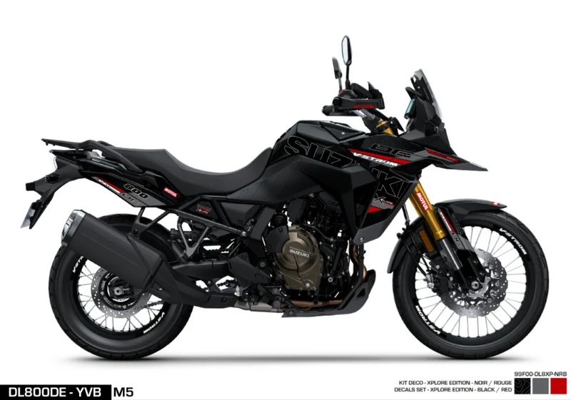 Kit adesivi V-Strom800DE X-PLORE - NERO con varianti