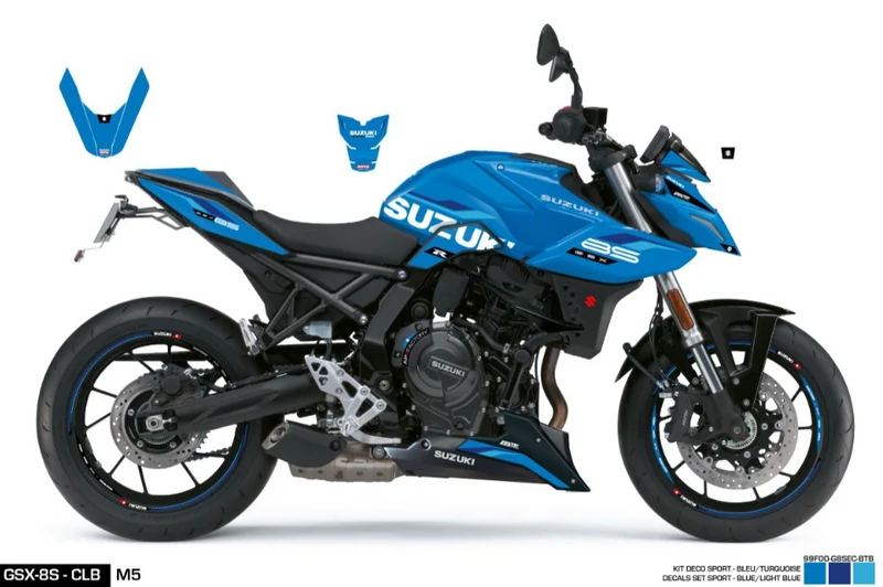 SET Adesivi GSX-8S Sport Blu