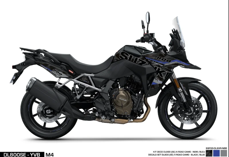 Kit adesivi DL800SE - X-Road - Black / Blue