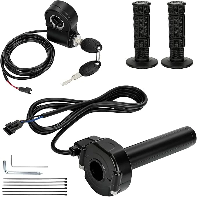 Full Twist Throttle with Key Ignition for Ridstar Q20
