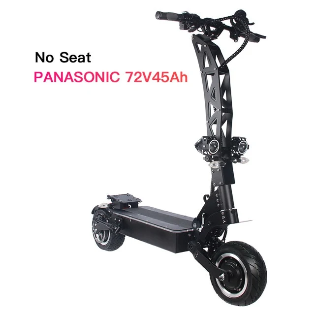 Fashion 72V 7000W Electric Scooter With Seat 11inch Off Road Dual Motor Foldable Electric Scooter for Adults