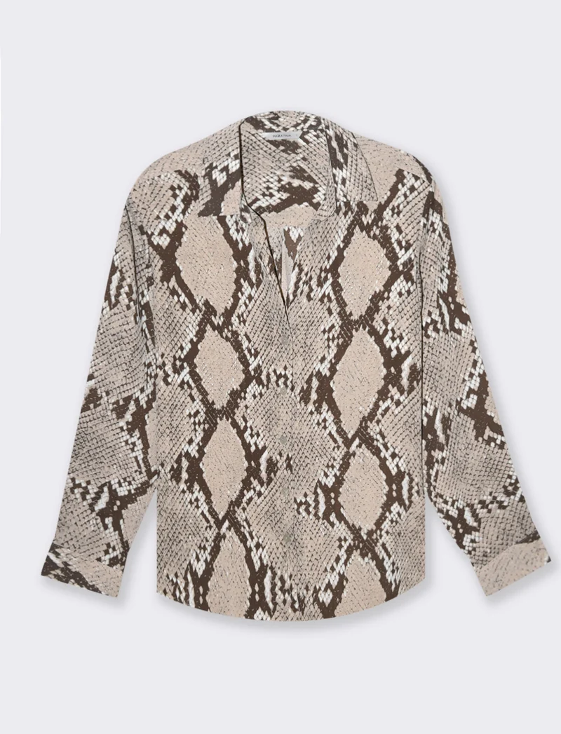 Camicia stampata da donna - var 1