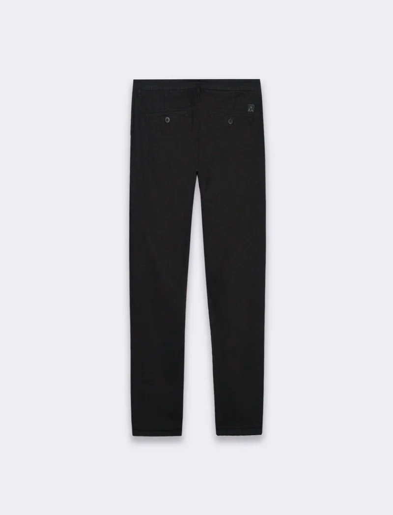Pantaloni chino slim fit da uomo - Nero