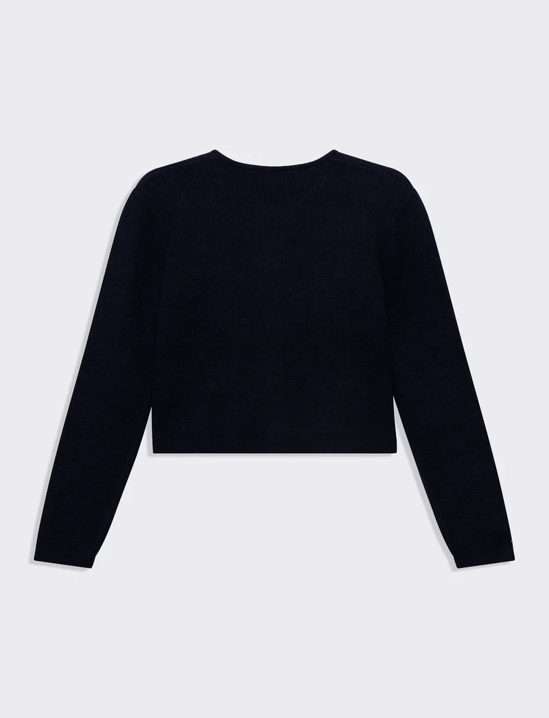 Cardigan con tasche da donna - Blu