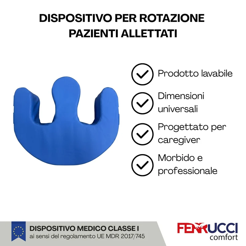 Cuscino per rotazione pazienti allettati in Poliuretano Lavabile