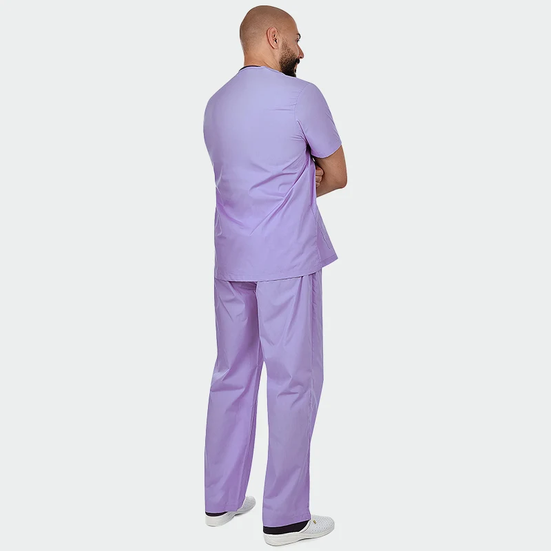 Divisa Sanitaria Collo a V Unisex - Casacca e Pantaloni Set Completo OSS e Infermieri