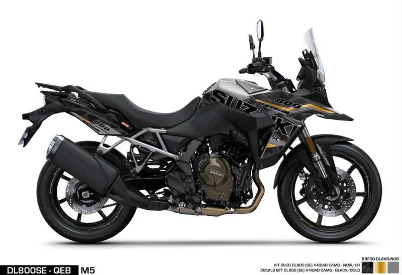 Kit adesivi DL800SE - X-Road - Black / Gold