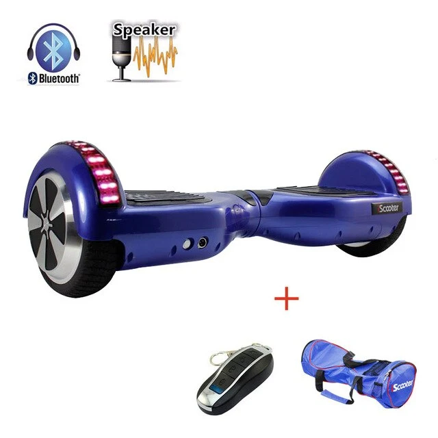 iScooter hoverboard Bluetooth 6.5inch Electric Skateboard steering-wheel Smart 2wheel self Balance Standing scooter geroskuter