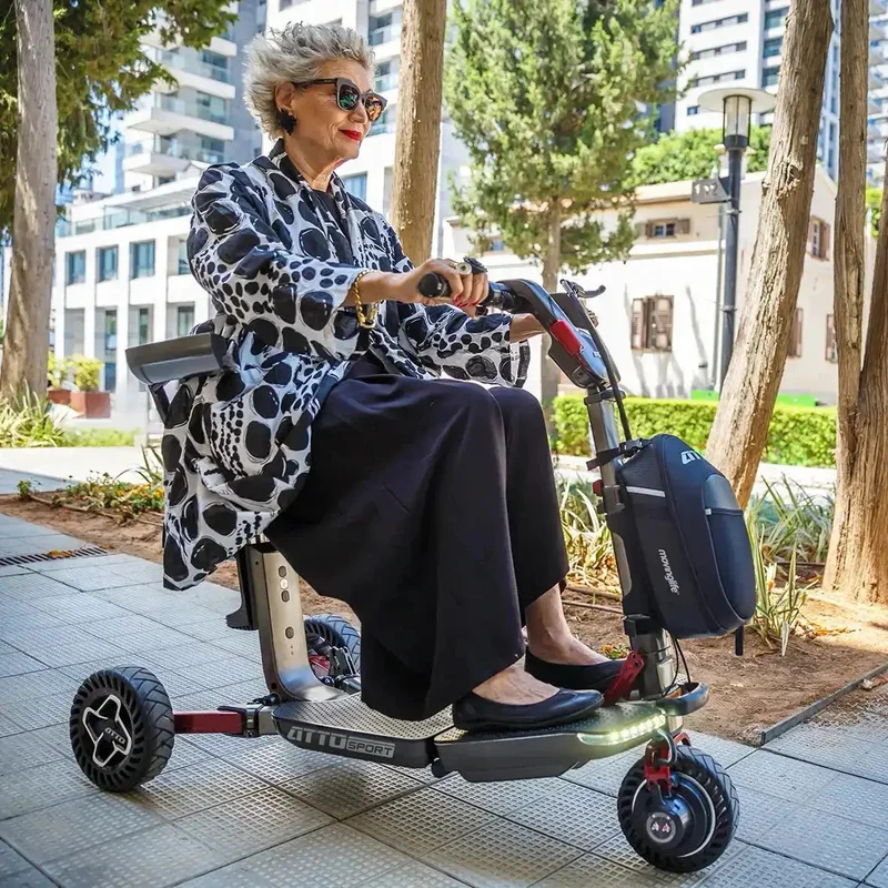 ATTO SPORT MAX: scooter elettrico pieghevole consigliato per anziani e disabili