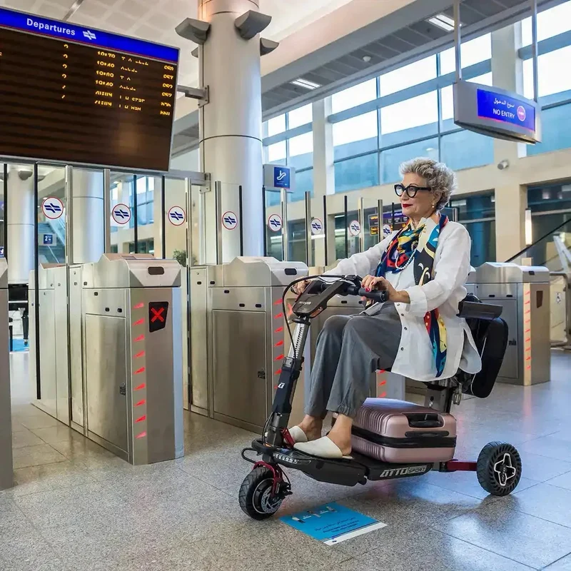 ATTO SPORT MAX: scooter elettrico pieghevole consigliato per anziani e disabili