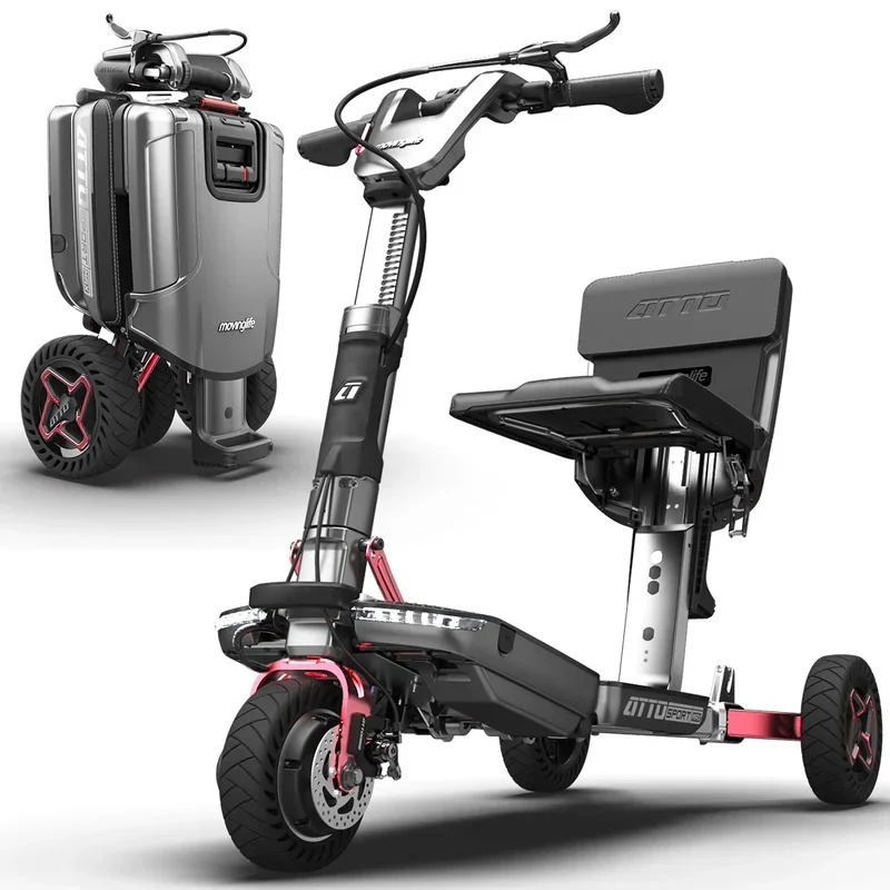 ATTO SPORT MAX: scooter elettrico pieghevole consigliato per anziani e disabili