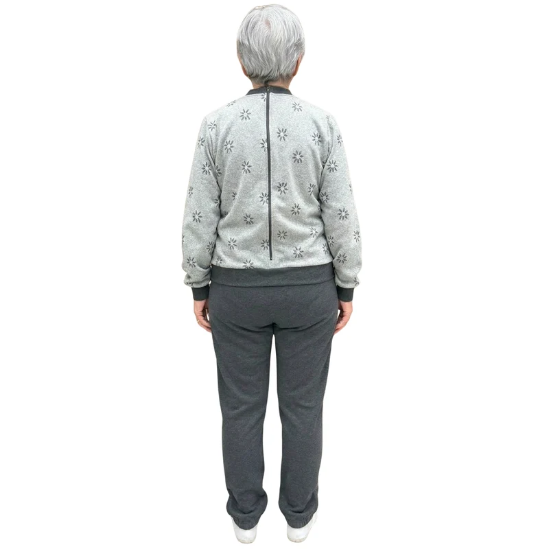 Tuta Intera Adattiva Anti-manipolazione per Esterno da Donna, Invernale con Chiusura Zip Posteriore - 9052