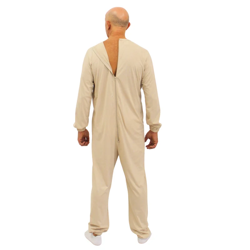 Pigiama Sanitario Girocollo Zip in 100% Cotone Manica Lunga e Pantalone Lungo - 9015/1 ML PL