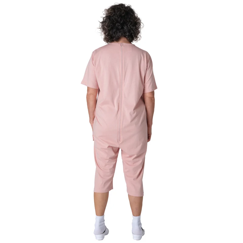 Pigiama Sanitario Girocollo in 100% Cotone Manica Corta e Pantalone Corto - 9015/5 MC PC