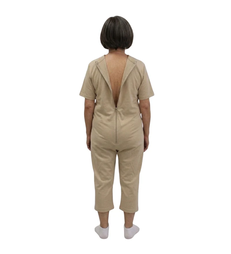 Pigiama Sanitario Girocollo in 100% Cotone Manica Corta e Pantalone Corto - 9015/5 MC PC