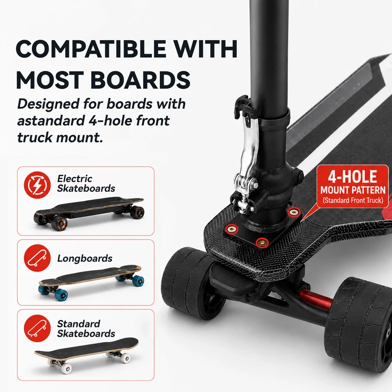 ELECTRIC SKATEBOARD HANDRAIL KIT (NEW)