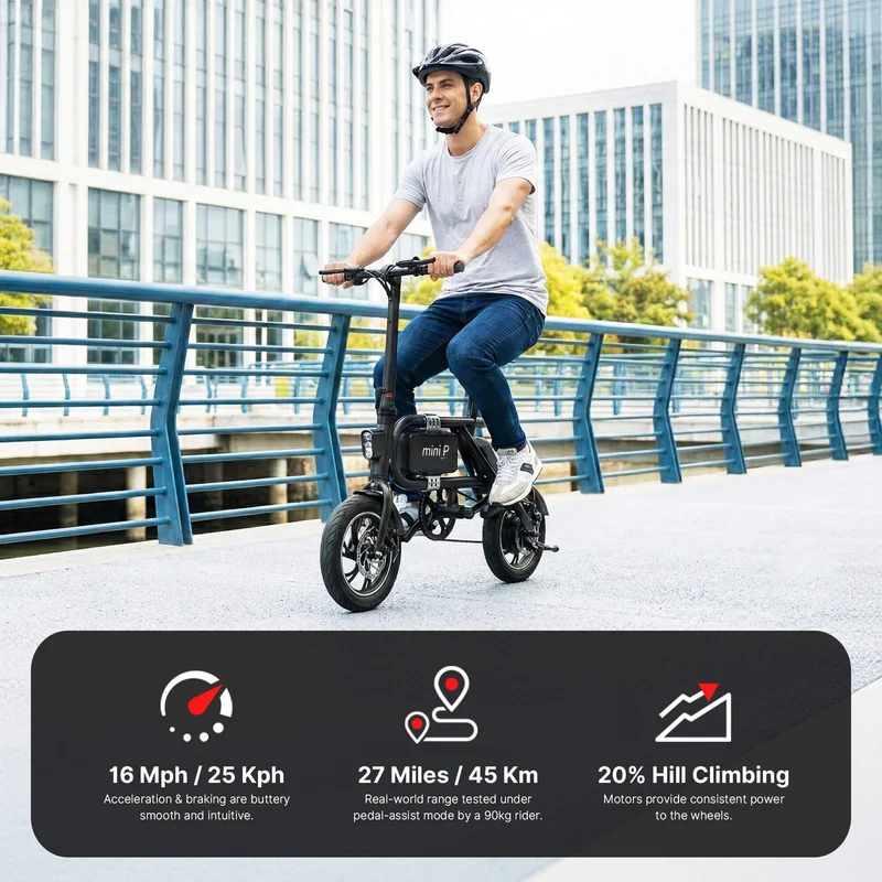 MAXFIND MINI P (NEW) FOLDING ELECTRIC BIKE