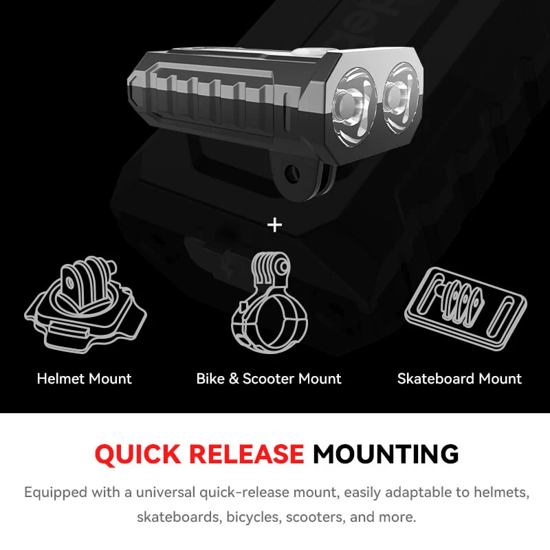 RIDEBACK DUAL HEAD CYCLING LIGHT