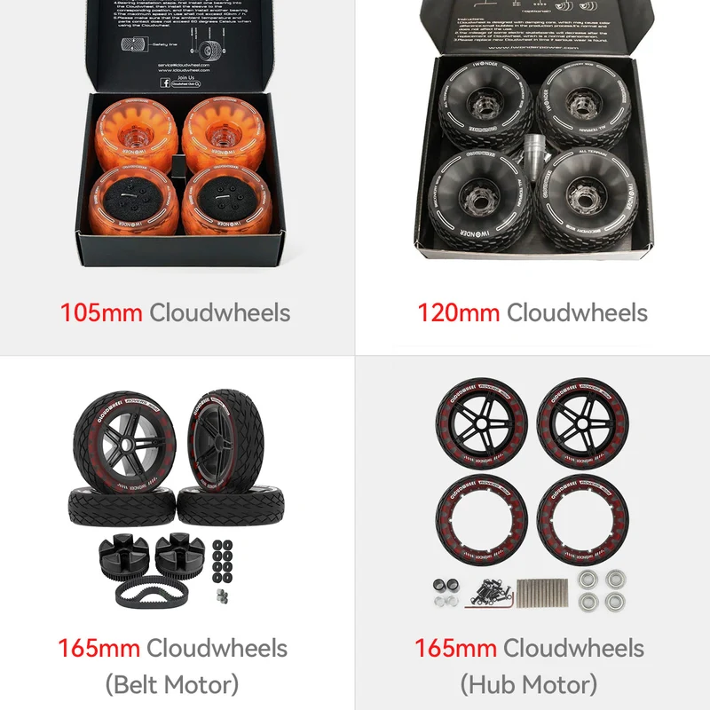 CLOUDWHEELS (105mm/120mm/165mm)